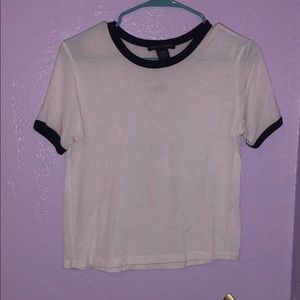 White and black t-shirt!!